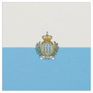 San-Marino flagga Tyg