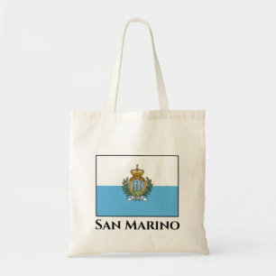 San Marino Flagga Tygkasse