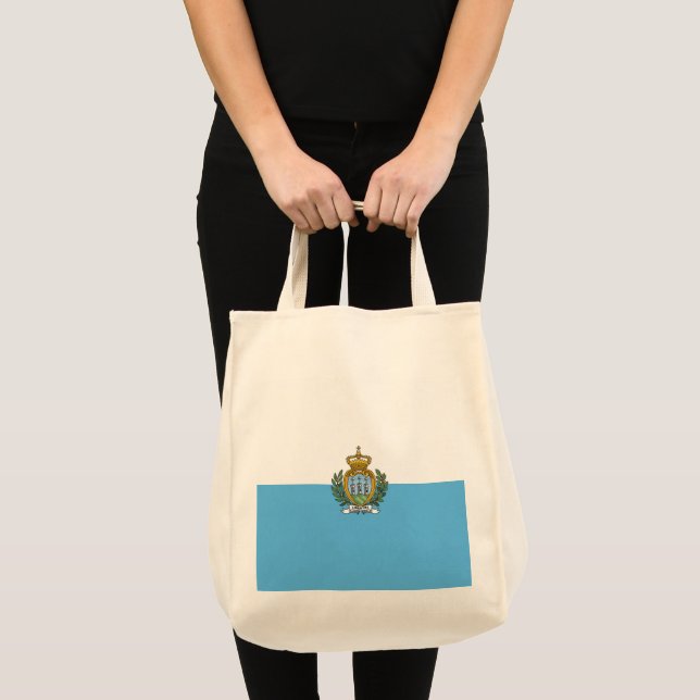 San-Marino flagga Tygkasse (Framsida (produkt))