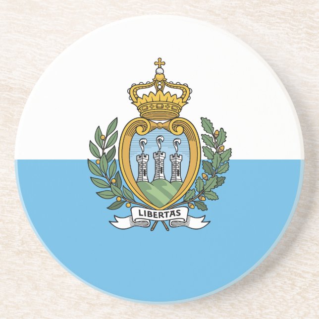 San Marino Flagga Underlägg (Framsidan)