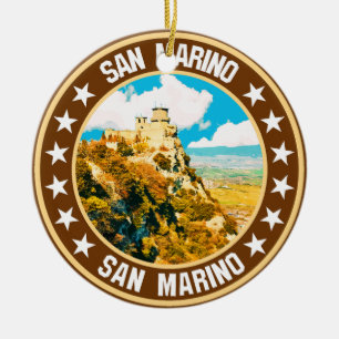 San Marino Julgransprydnad Keramik