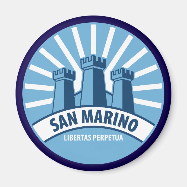 San Marino Libertas Perpetua Magnet (Framsidan)