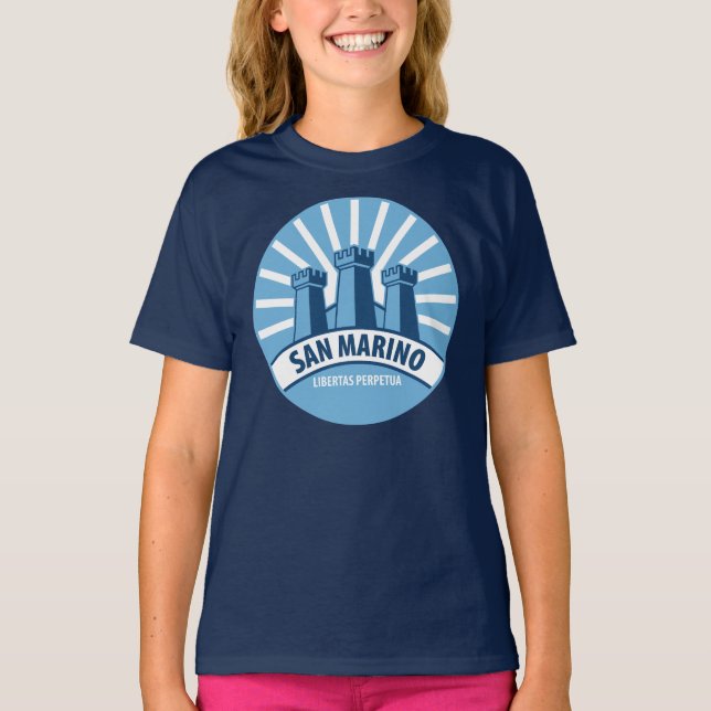 San Marino Libertas Perpetua T Shirt (Framsida)