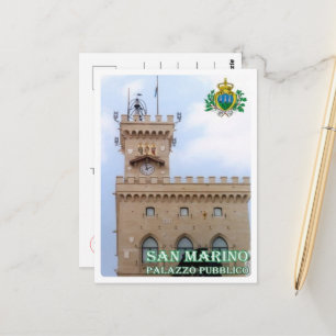 San Marino - Offentligt Byggnad - Vykort