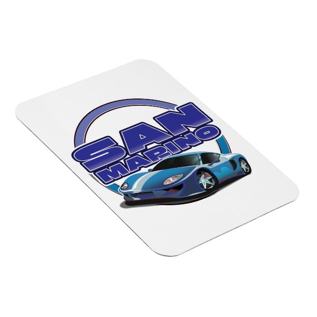 san marino sportbil magnet (Högersidan)