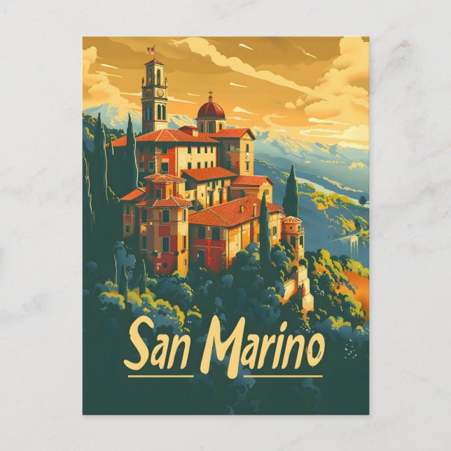 San Marino Travel Vykort (Framsida)