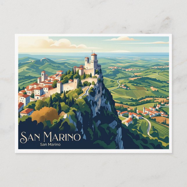 San Marino Vykort (Framsida)