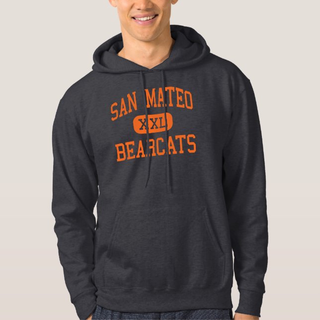 San Mateo - Bearcats - kick - San Mateo Sweatshirt Med Luva (Framsida)