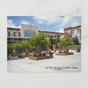 San Mateo High School Vykort