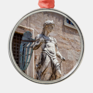 San Michele statue i Castle Sant'Angelo - Rom Julgransprydnad Metall