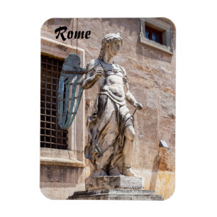 San Michele statue i Castle Sant'Angelo - Rom Magnet