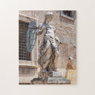 San Michele statue i Castle Sant'Angelo - Rom Pussel