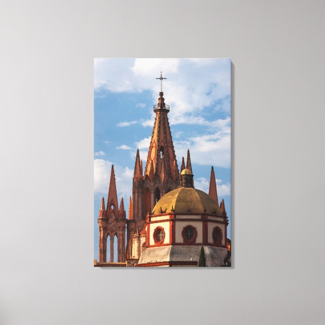 San Miguel Arcángels katedral Canvastryck (Framsida)