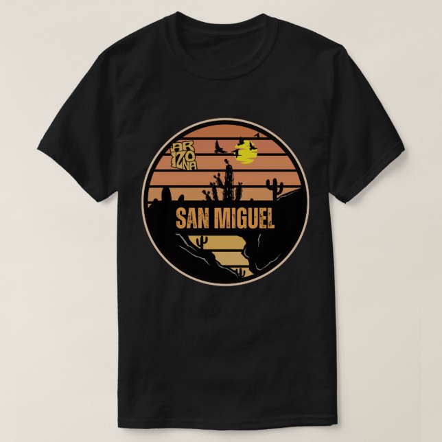 San Miguel, Arizona T Shirt (Design framsida)