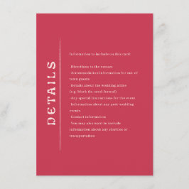 San Miguel Bröllop Tilläggskort