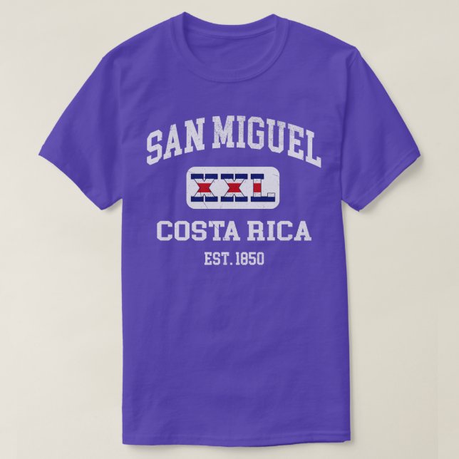 San Miguel Costa Rica XXL Athletic design 1 T Shirt (Design framsida)