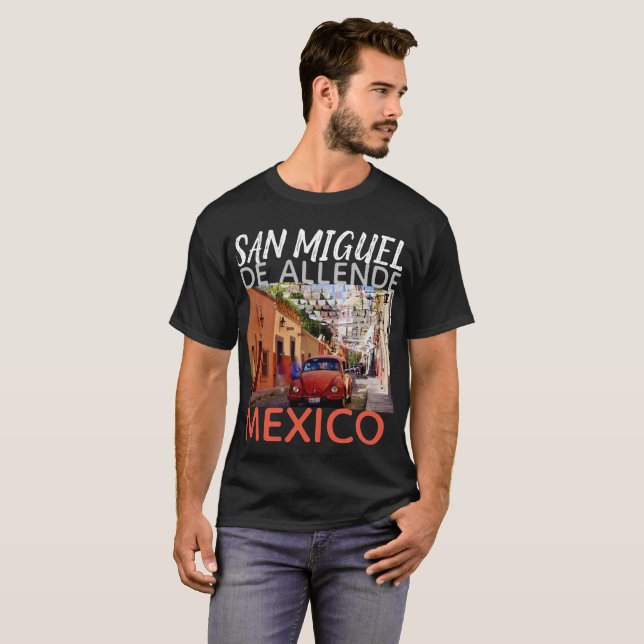 San Miguel de Allende Mexico-gata T Shirt (Hel framsida)