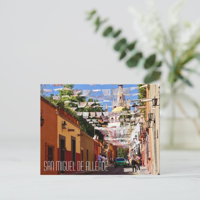 San Miguel de Allende Mexico Postcard Vykort (Stående Fram)