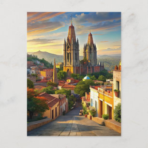 San Miguel de Allende Mexico Street Vykort