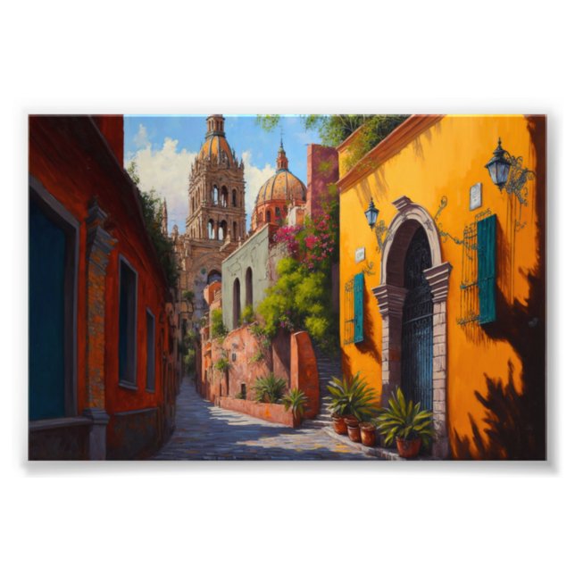 San Miguel de Allende, Mexiko Fototryck (Framsidan)