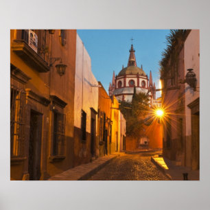 San Miguel de Allende, Mexiko. Kredit som:Njurar Poster