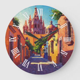 San Miguel de Allende Mexiko Resa Stor Klocka