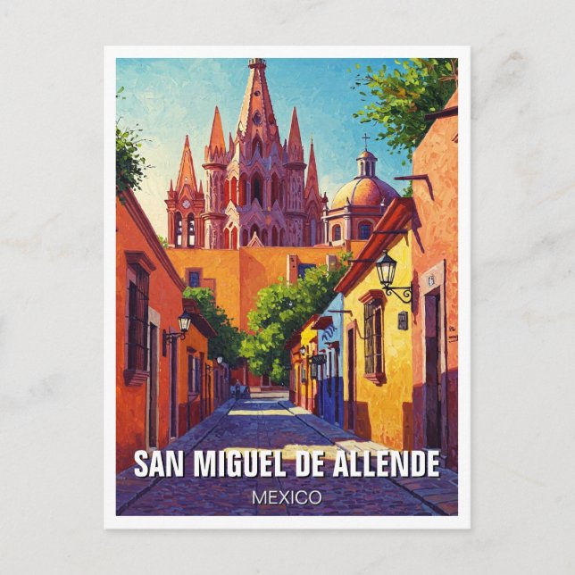 San Miguel de Allende Mexiko Resa Vykort (Framsida)