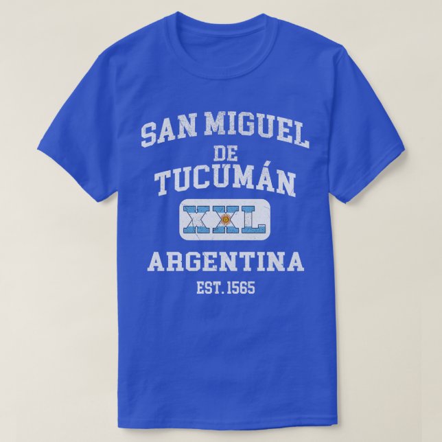 San Miguel de Tuan Argentina XXL Athletic design 1 T Shirt (Design framsida)