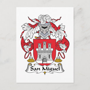 San Miguel Family Crest Vykort