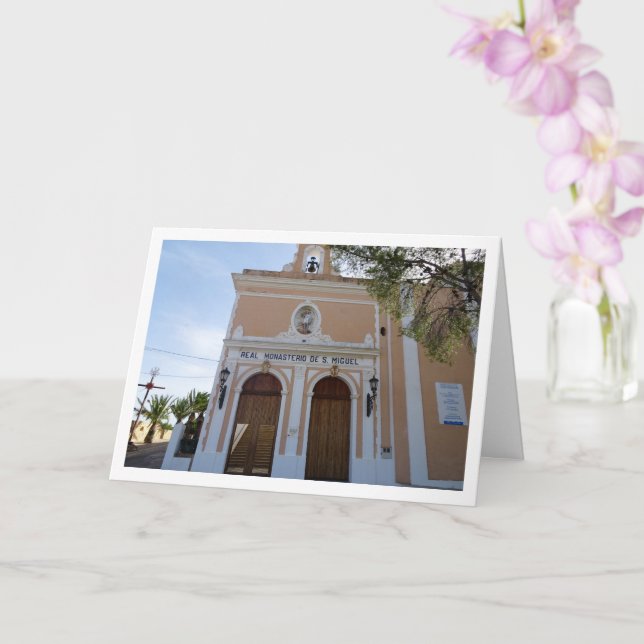 San Miguel-klostret i Lliria Town, Valencia Kort (Orkide)
