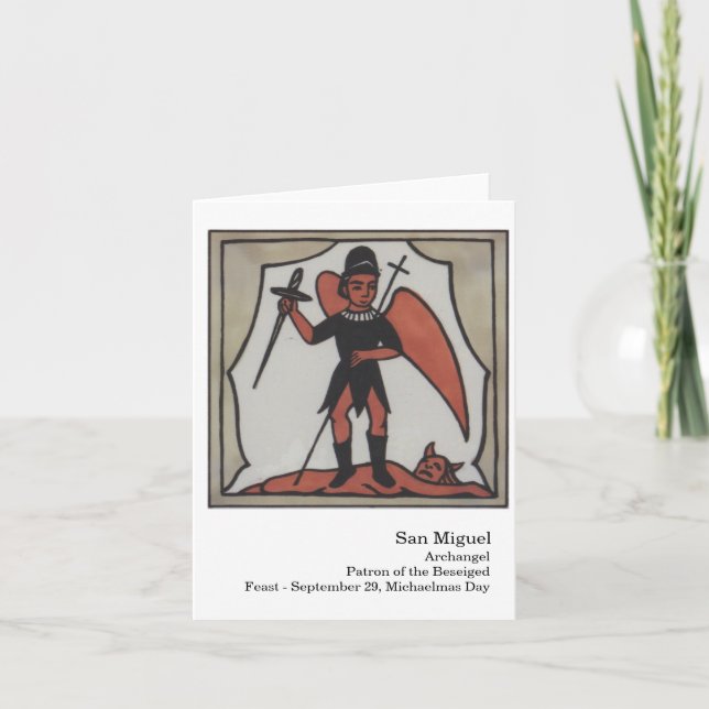 San Miguel Santo kort (Framsida)