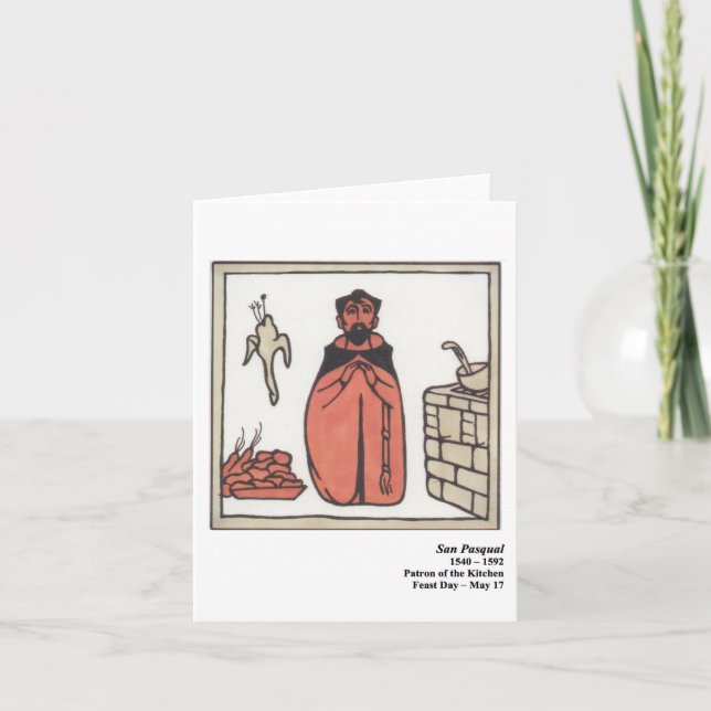San Pasqual Santo kort (Framsida)