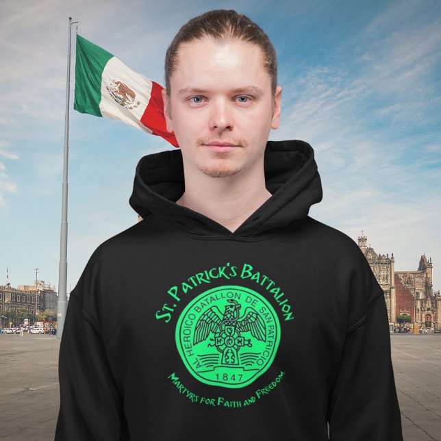 San Patricio Saint patrick mellan Battalion Hoodie (Skapare uppladdad)