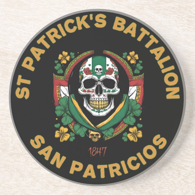 San Patricios Battalion Irländska Mexikaner Underlägg (Framsidan)