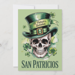 San Patricios S:t Patriks bataljon-kort Julkort