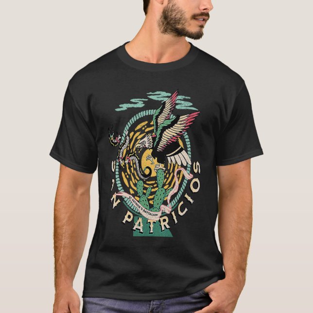 San Patricios Saint Patricks bataljon T Shirt (Framsida)