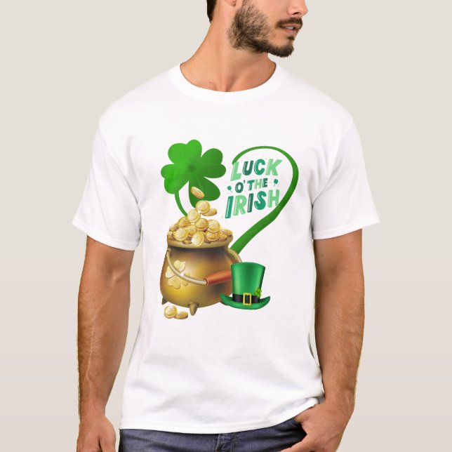 SAN PATRICKS DAG T SHIRT (Framsida)