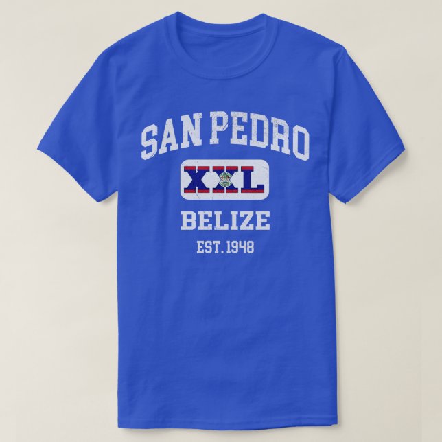 San Pedro Belize XXL Athletic design 1 T Shirt (Design framsida)