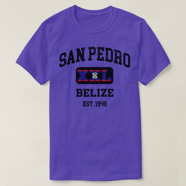 San Pedro Belize XXL Athletic design T Shirt (Design framsida)