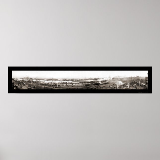 San Pedro, CA Photo 1908 Poster (Framsidan)