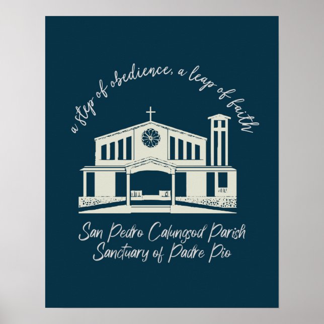 San Pedro Calungsod Parish - Padre Poster (Framsidan)