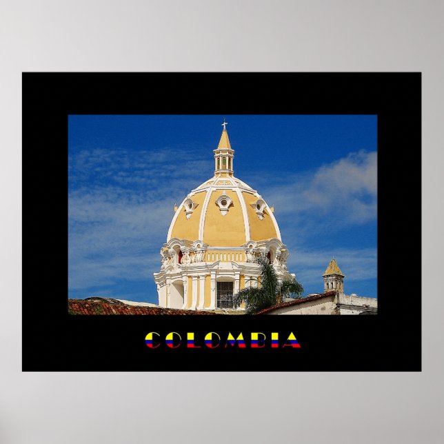 San Pedro Cathedral Cartagena Poster (Framsidan)