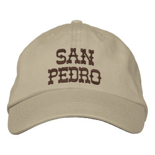 San Pedro Embroized Hat-justerbar lucka Broderad Keps