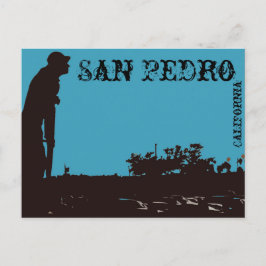 San Pedro Fisherman Postcard Vykort