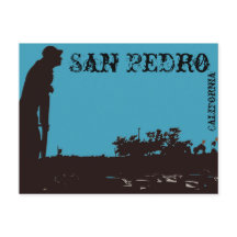 San Pedro Fisherman Postcard