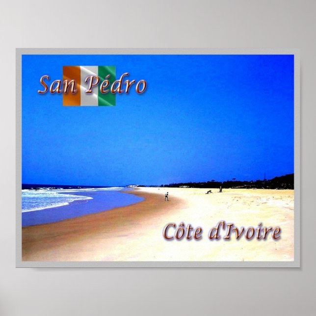 San Pedro - strand Poster (Framsidan)