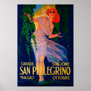 San Pellegrino vintage PosterEurope Poster