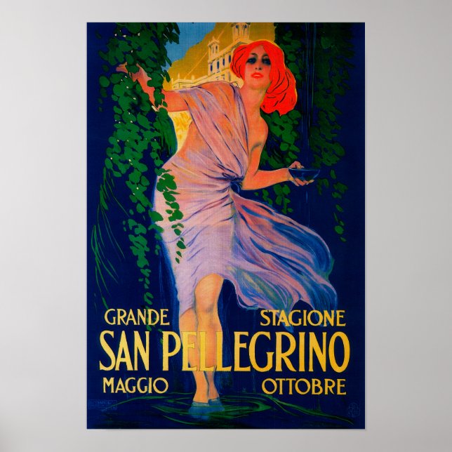 San Pellegrino Vintage PosterEurope Poster (Framsidan)