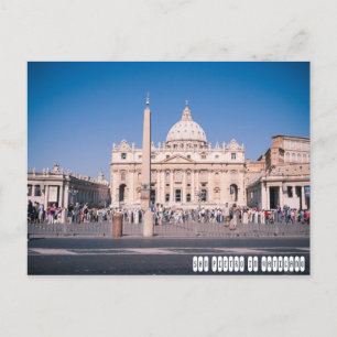 San Pietro Basilica i Vatikanstaten Vykort