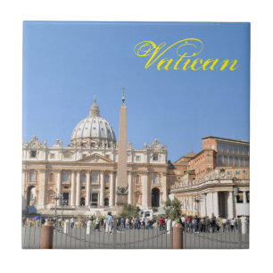 San Pietro kvadrerar i Vatican, Rome, italien Kakelplatta